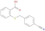 2-((4-Cyanobenzyl)thio)benzoic acid