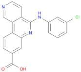 5-[(3-Chlorophenyl)amino]benzo[c]2,6-naphthyridine-8-carboxylic acid