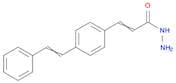 2-Propenoic acid, 3-[4-(2-phenylethenyl)phenyl]-, hydrazide