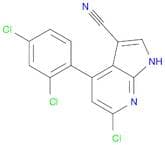6-Chloro-4-(2,4-dichlorophenyl)-1H-pyrrolo[2,3-b]pyridine-3-carbonitrile