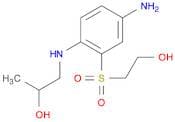 2-Propanol, 1-[[4-amino-2-[(2-hydroxyethyl)sulfonyl]phenyl]amino]-