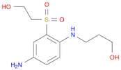 1-Propanol, 3-[[4-amino-2-[(2-hydroxyethyl)sulfonyl]phenyl]amino]-