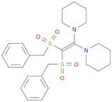 Piperidine, 1,1'-[bis(benzylsulfonyl)vinylidene]di- (8CI)