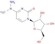 2(1H)-Pyrimidinone, 4-(1-methylhydrazino)-1-β-D-ribofuranosyl- (9CI)
