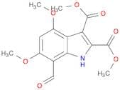 1H-Indole-2,3-dicarboxylic acid, 7-formyl-4,6-dimethoxy-, 2,3-dimethyl ester