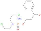 Phosphorodiamidic acid, N,N-bis(2-chloroethyl)-, 3-oxo-3-phenylpropyl ester