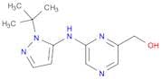 (6-((1-(tert-Butyl)-1H-pyrazol-5-yl)amino)pyrazin-2-yl)methanol