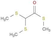 Ethanethioic acid, bis(methylthio)-, S-methyl ester