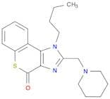 [1]Benzothiopyrano[3,4-d]imidazol-4(1H)-one, 1-butyl-2-(1-piperidinylmethyl)-