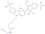 2-[3-[1,3-Dihydro-3,3-dimethyl-1-[6-oxo-6-(2-propyn-1-ylamino)hexyl]-5-sulfo-2H-indol-2-ylidene]-1…