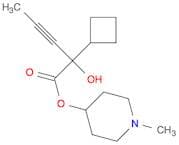 Cyclobutaneacetic acid, α-hydroxy-α-1-propyn-1-yl-, 1-methyl-4-piperidinyl ester