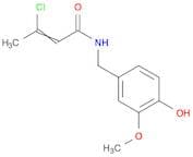 2-Butenamide,3-chloro-N-[(4-hydroxy-3-methoxyphenyl)methyl]-