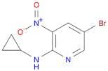 5-Bromo-2-cyclopropylamino-3-nitropyridine