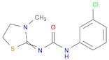 Urea, N-(3-chlorophenyl)-N'-(3-methyl-2-thiazolidinylidene)-