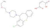 1-(8-Chloro-10,11-dihydrodibenzo(b,f)thiepin-10-yl)-4-(2-ethoxyethyl)piperazine maleate