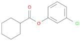Cyclohexanecarboxylic acid, 3-chlorophenyl ester