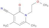 1-(2-Methoxyethyl)-4,6-dimethyl-2-oxo-1,2-dihydropyridine-3-carbonitrile