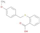 Benzoic acid, 2-[[(4-methoxyphenyl)methyl]thio]-