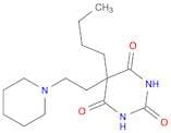 2,4,6(1H,3H,5H)-Pyrimidinetrione, 5-butyl-5-[2-(1-piperidinyl)ethyl]-