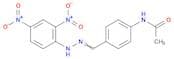 Acetamide, N-[4-[[2-(2,4-dinitrophenyl)hydrazinylidene]methyl]phenyl]-