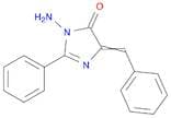 4H-Imidazol-4-one, 3-amino-3,5-dihydro-2-phenyl-5-(phenylmethylene)-