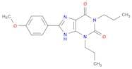 1H-Purine-2,6-dione, 3,7-dihydro-8-(4-methoxyphenyl)-1,3-dipropyl-