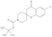 6-Chloro-4-oxo-2-spiro(n-boc-piperidine-4-yl)-benzopyran