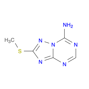 [1,2,4]Triazolo[1,5-a][1,3,5]triazin-7-amine, 2-(methylthio)-