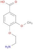 4-(2-Aminoethoxy)-3-methoxybenzoic acid hydrochloride