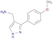 [3-(4-methoxyphenyl)-1H-pyrazol-4-yl]methylamine hydrochloride