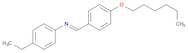 Benzenamine, 4-ethyl-N-[[4-(hexyloxy)phenyl]methylene]-, [N(E)]-