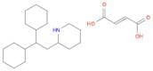 Piperidine, 2-(2,2-dicyclohexylethyl)-, (2Z)-2-butenedioate (9CI)