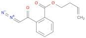 Benzoic acid, 2-(2-diazoacetyl)-, 3-buten-1-yl ester