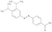 Benzoic acid, 4-[[3,4-bis(1-methylethyl)phenyl]azo]-