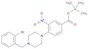tert-Butyl 4-(4-(2-bromobenzyl)piperazin-1-yl)-3-nitrobenzoate