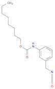 Carbamic acid, (3-isocyanatomethylphenyl)-, octyl ester