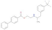 [1,1'-Biphenyl]-4-carboxylic acid, 2-[[1-methyl-2-[3-(trifluoromethyl)phenyl]ethyl]amino]ethyl est…