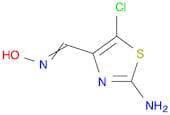 4-Thiazolecarboxaldehyde, 2-amino-5-chloro-, oxime