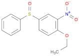 Benzene, 1-ethoxy-2-nitro-4-(phenylsulfinyl)-