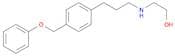 Ethanol, 2-[[3-[4-(phenoxymethyl)phenyl]propyl]amino]-