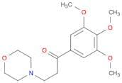1-Propanone, 3-(4-morpholinyl)-1-(3,4,5-trimethoxyphenyl)-