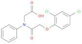 Glycine, N-[(2,4-dichlorophenoxy)acetyl]-N-phenyl- (6CI,9CI)