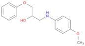 2-Propanol, 1-[(4-methoxyphenyl)amino]-3-phenoxy-