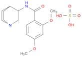 Benzamide, N-1-azabicyclo[2.2.2]oct-3-yl-2,4-dimethoxy-, sulfate (1:1)