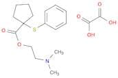 Cyclopentanecarboxylic acid, 1-(phenylthio)-, 2-(dimethylamino)ethyl ester, ethanedioate (1:1)