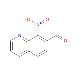 7-Quinolinecarboxaldehyde, 8-nitro-