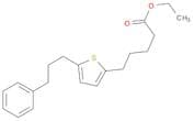 2-Thiophenepentanoic acid, 5-(3-phenylpropyl)-, ethyl ester
