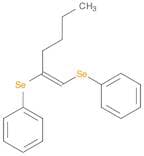 Benzene, 1,1'-[[(1Z)-1-butyl-1,2-ethenediyl]bis(seleno)]bis-
