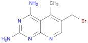 Pyrido[2,3-d]pyrimidine-2,4-diamine, 6-(bromomethyl)-5-methyl-