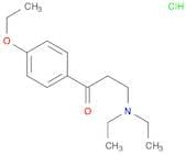 1-Propanone, 3-(diethylamino)-1-(4-ethoxyphenyl)-, hydrochloride (1:1)